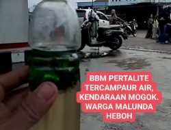 BBM Tercampur Air, Sejumlah Kendaraan Mogok di SPBU Malunda