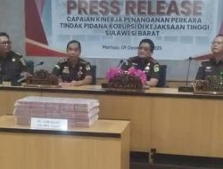Dua Tersangka Korupsi Lahan Pasar Mamasa Kembalikan Rp3 Miliar ke Penyidik Kejati Sulbar