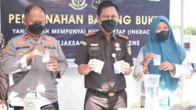 Kejari Majene Musnahkan Barang Bukti 25 Perkara, Tegaskan Komitmen Penegakan Hukum yang Transparan