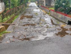 Akses Jalan Desa Mubune Menuju SD Inpres Munte Memprihatikan