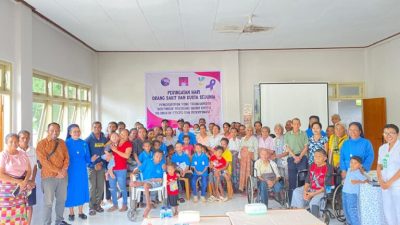 Yayasan Sosial Ibu Anfrida Naob memperingati Hari Sakit dan Kusta
