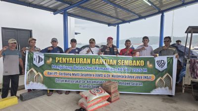 Wujud Kepedulian Ramadan, PT GMS dan CV NDJ Sentuh 19 Desa di Laonti