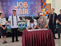 Bupati Kepulauan Sangihe, Michael Thungari, Resmi Buka Job Fair 2026 di Politeknik Negeri Nusa Utara