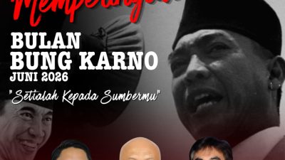 Peringati Bulan Bung Karno, DPC PDI Sangihe, Denny Roy Tampi: Ajak Kader Untuk Menghidupkan Nilai Sejarah Perjuangan