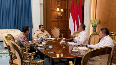 Presiden Prabowo Terima Kapolri, Seskab: Polri Tekankan Komitmen Jaga Stabilitas Nasional