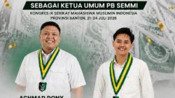 Achmad Dony Resmi Nahkodai PB SEMMI, PC SEMMI Kota Kendari Nyatakan Dukungan Penuh
