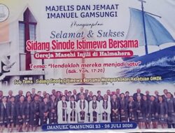 PEMKAB HALUT SAMBUT SIDANG SINODE ISTIMEWA BERSAMA GMIH 2026, USUNG SEMANGAT MENJADI GARAM DAN TERANG DUNIA